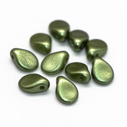 Бусины PIP жемчужный, зеленый пастельный 5/7мм (шт.)